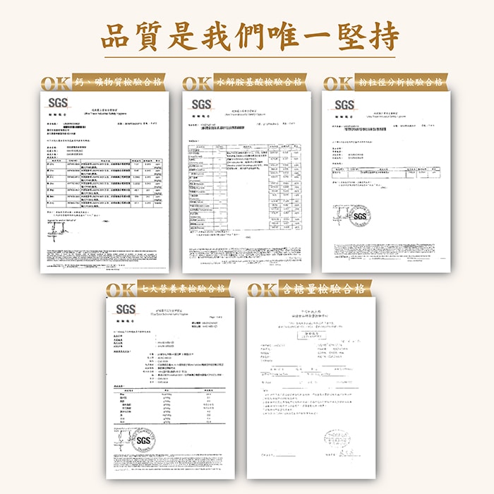 【美陸生技AWBIO】日本頂級奈米珍珠粉SGS檢驗合格證書